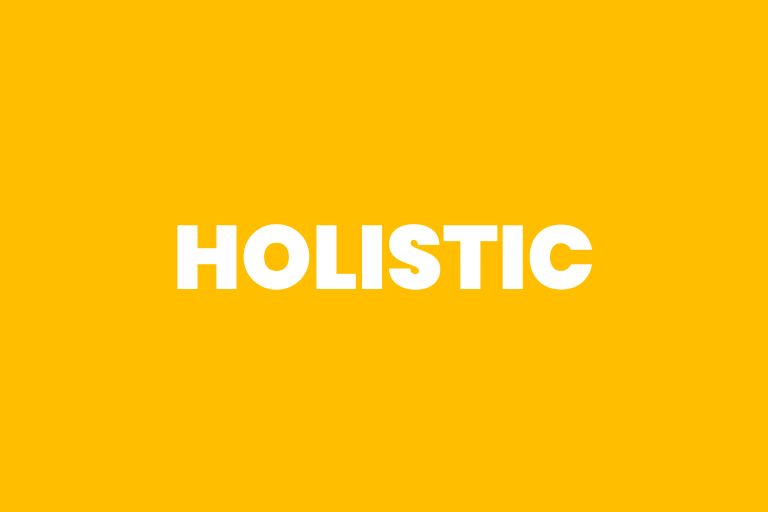 Guestly Homes core value of 'Be Holistic.
