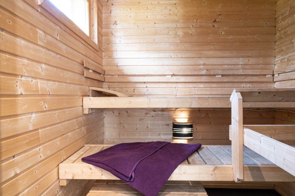 Sauna at a Boden vacation rental