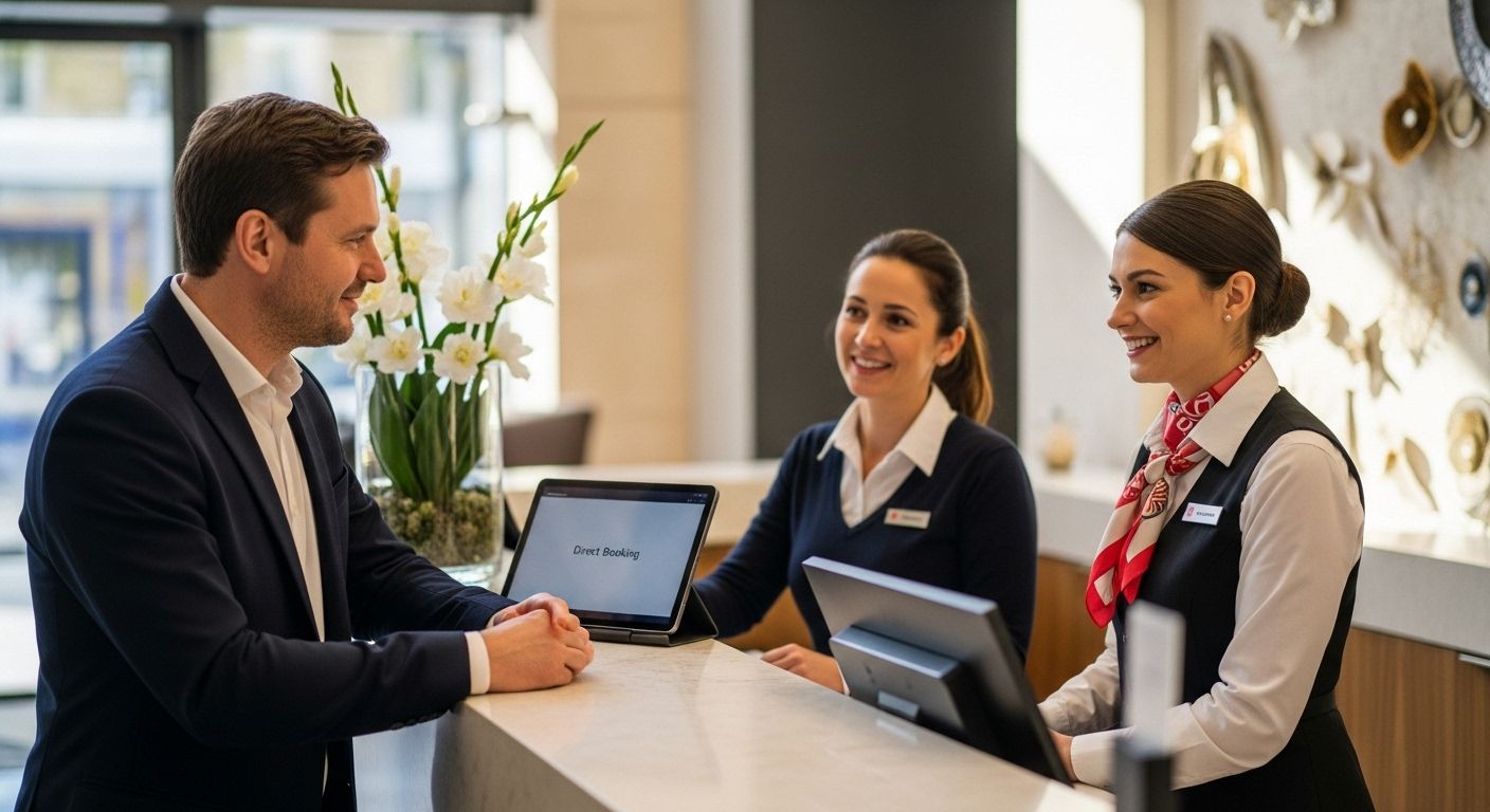 direct booking hotel interaction