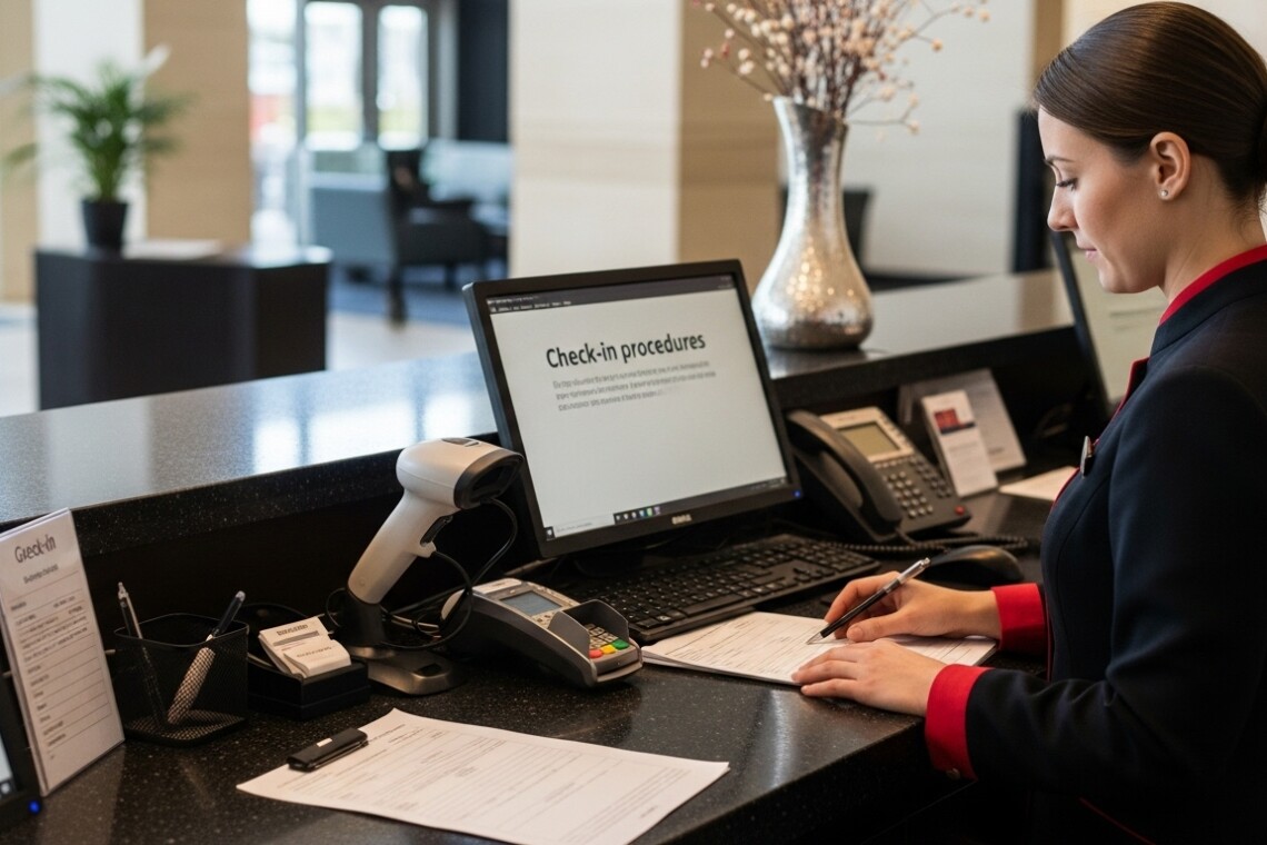 hotel check-in documentation