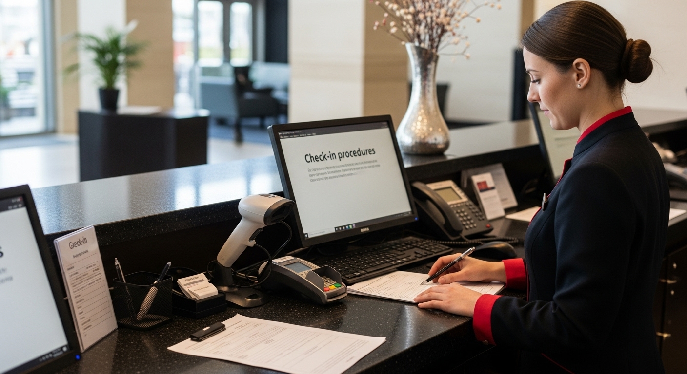 hotel check-in documentation