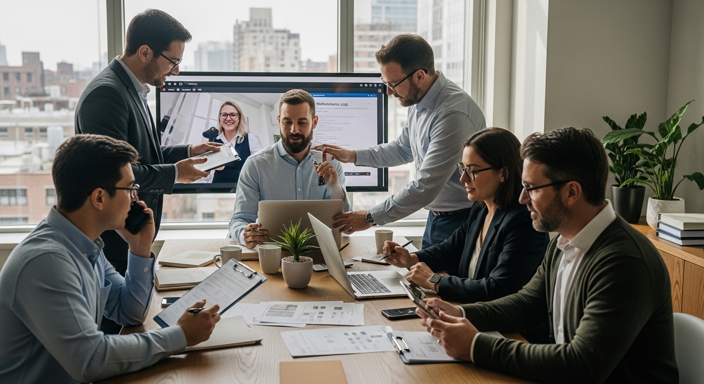 property management checklist, office teamwork, rental management