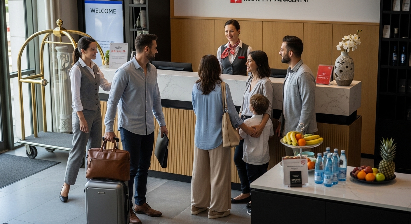 hospitality management reception