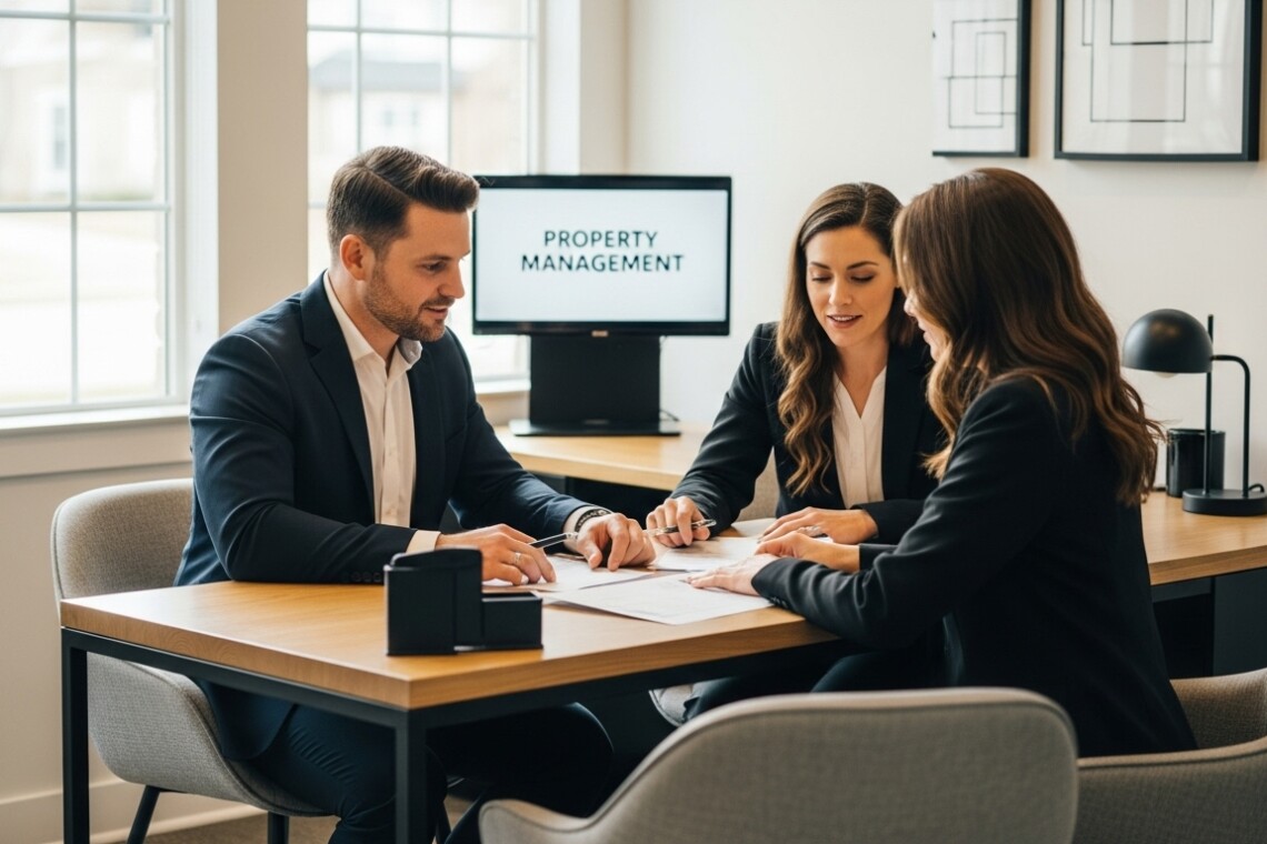 property management office human interaction