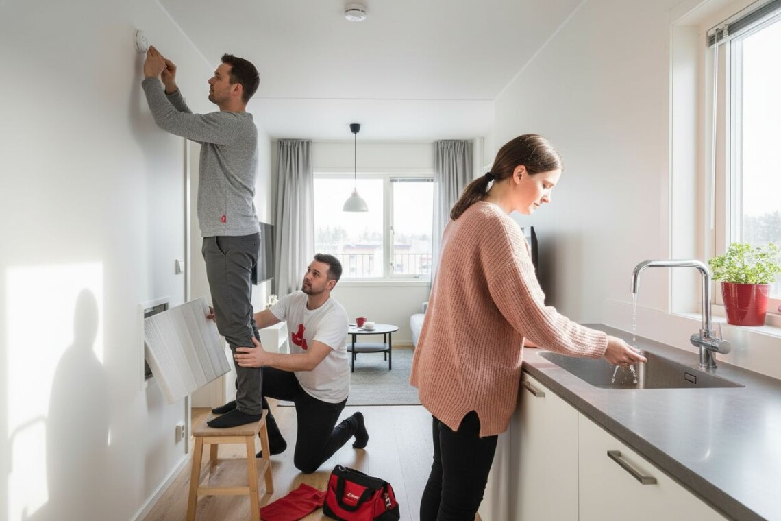 apartment maintenance teamwork