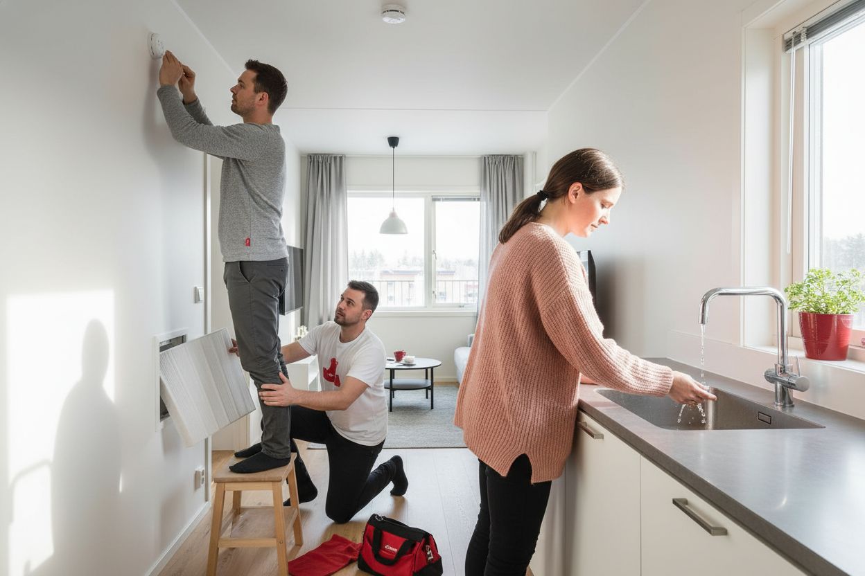 apartment maintenance teamwork