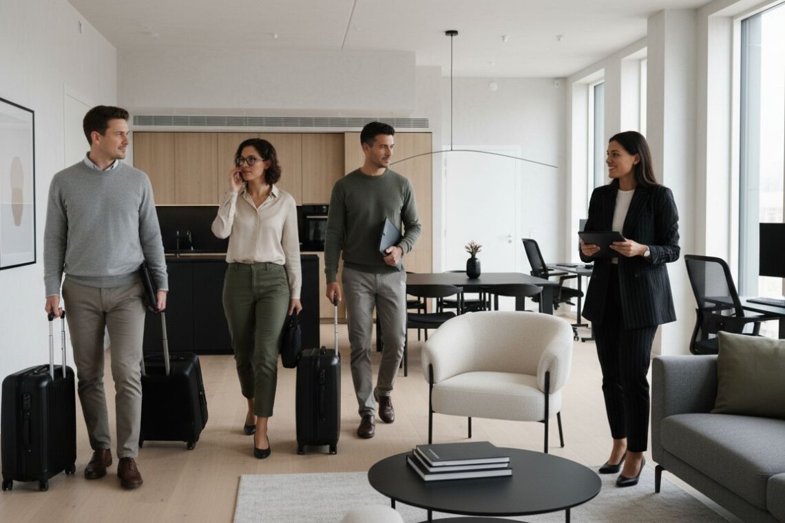 team arrival serviced apartment