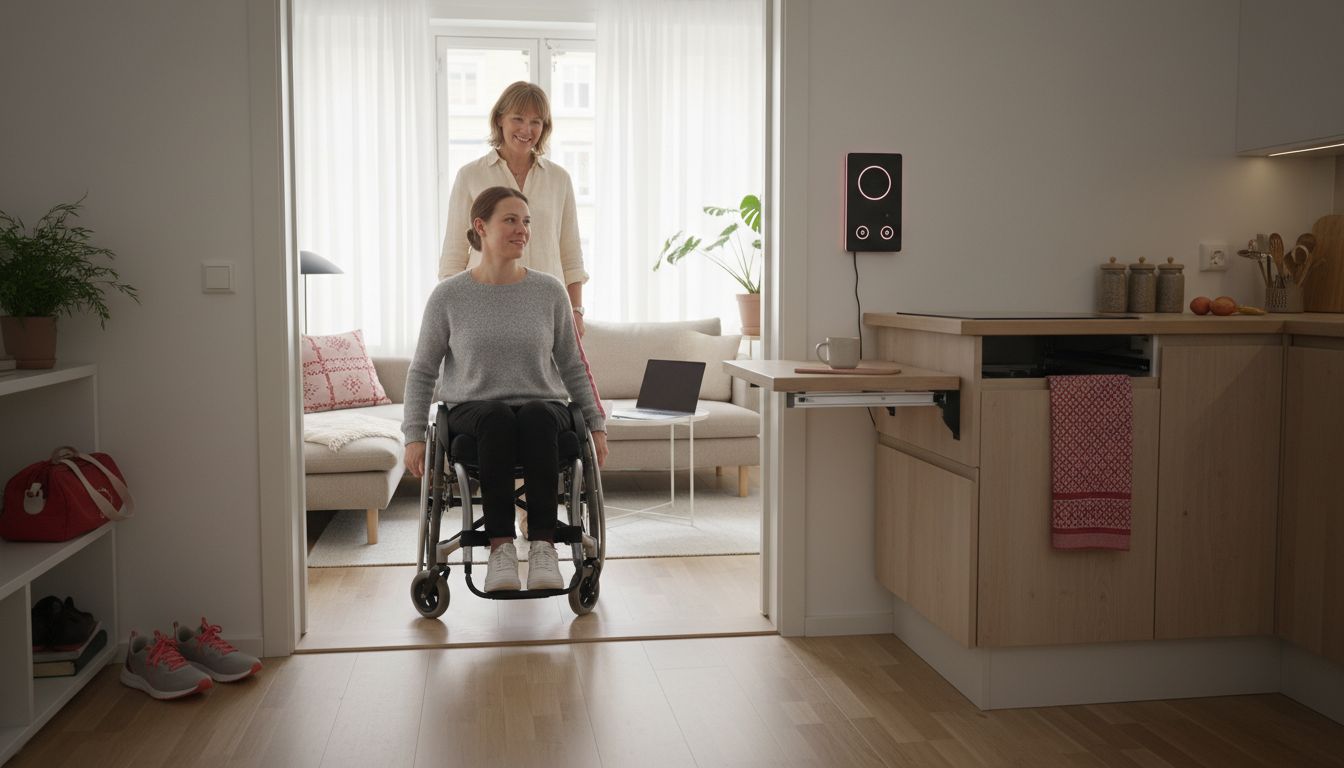 accessible nordic apartment