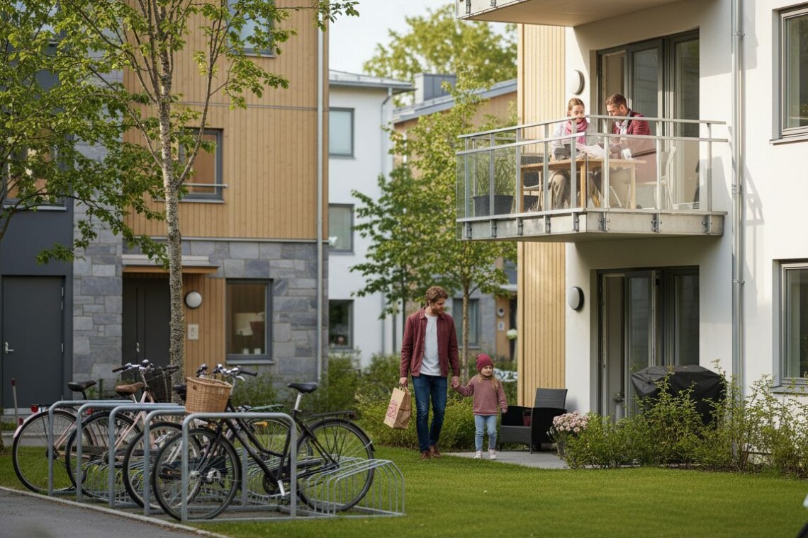 modern Swedish housing