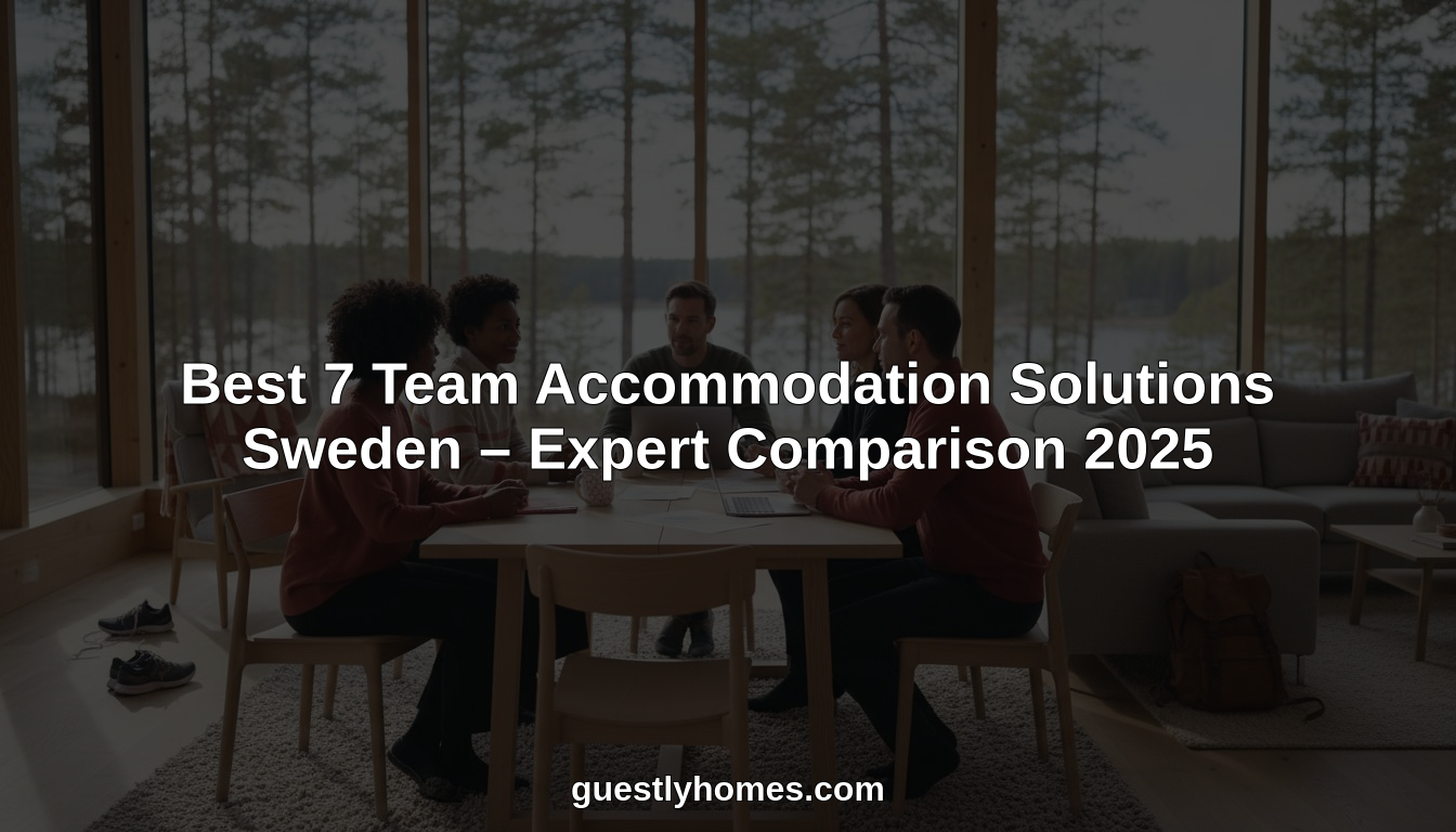 team accommodation solutions sweden hero header image