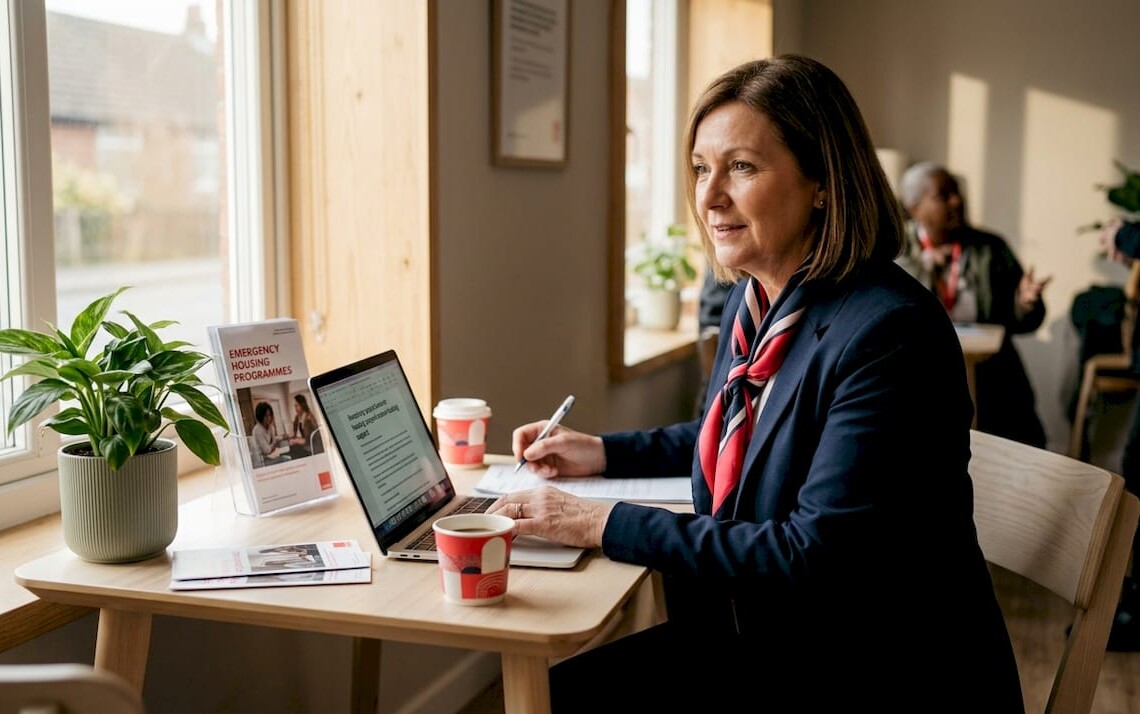 Customer support agent handling accommodation emergency