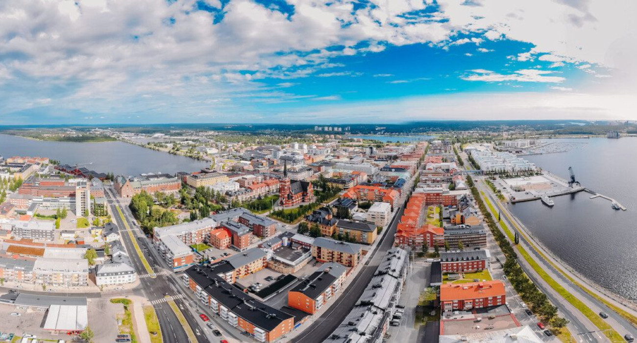 Panorama of Lulea, Sweden