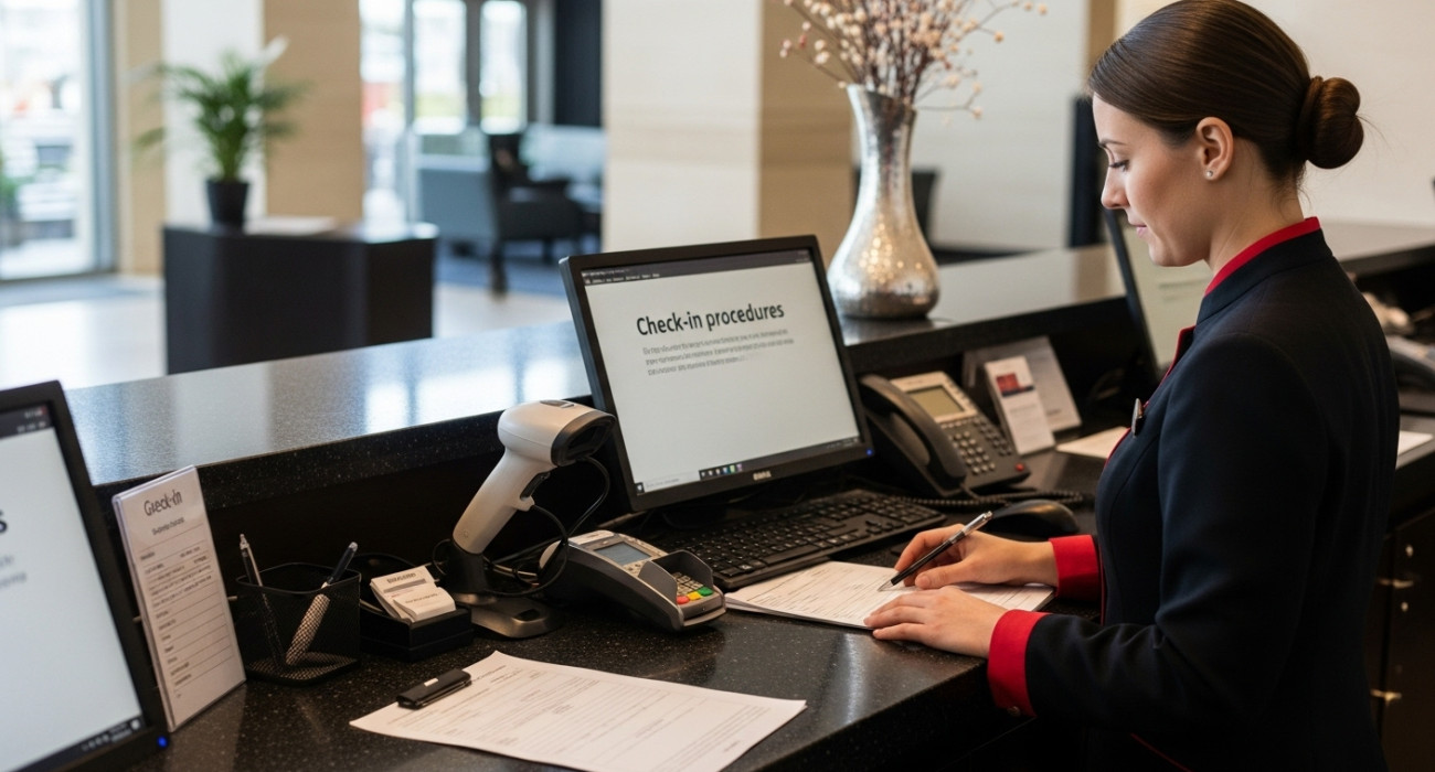 hotel check-in documentation