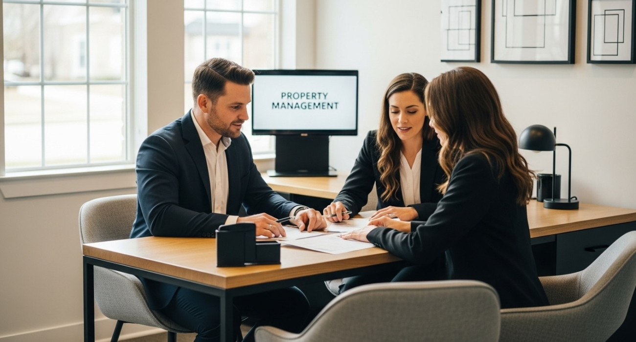 property management office human interaction