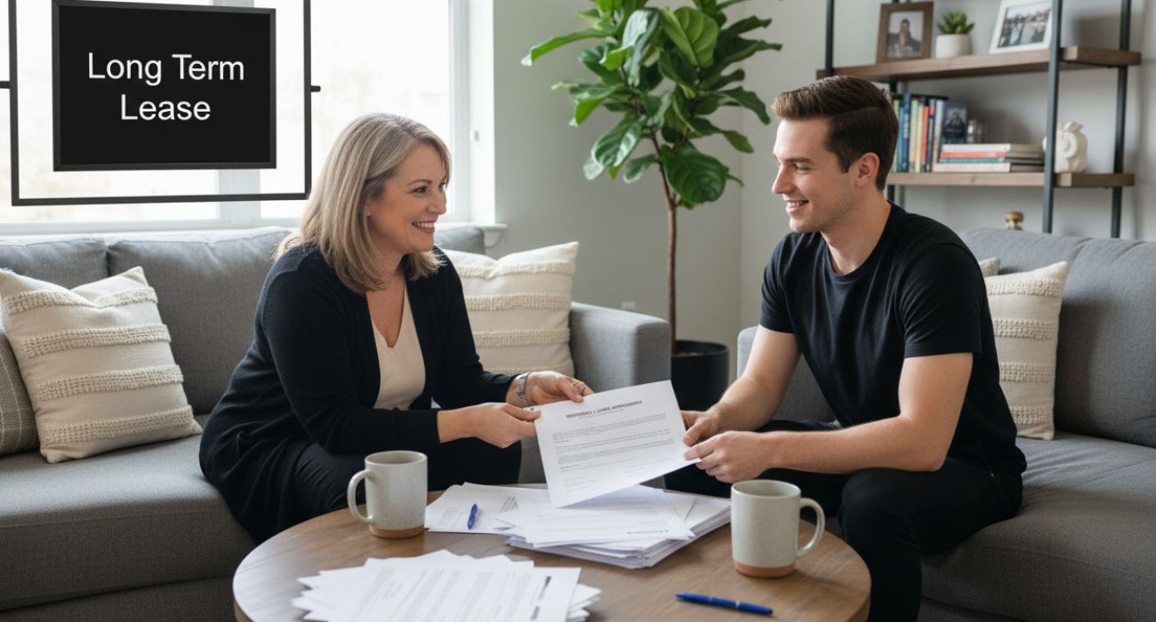 long term lease agreement signing