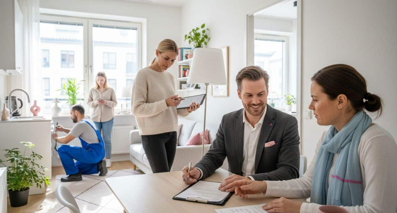 fastighetsförvaltning, hyresvärd hyresgästinteraktion, modern uthyrning
