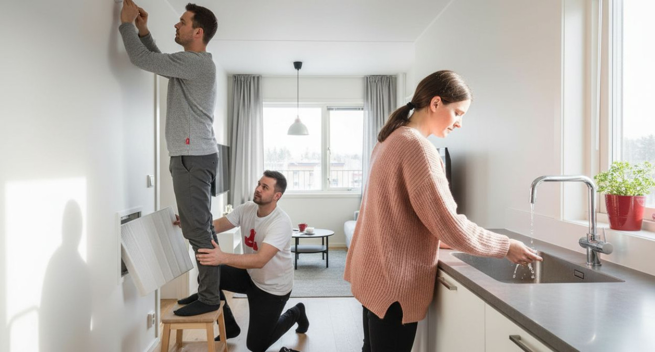 apartment maintenance teamwork