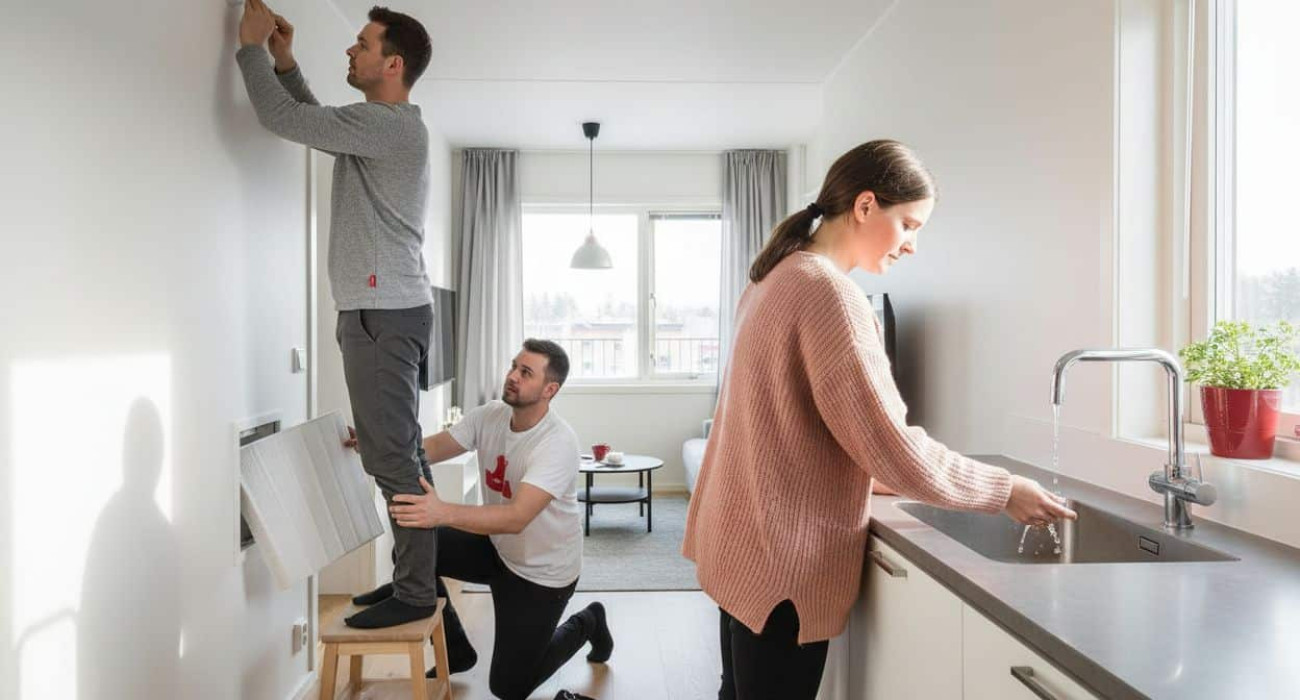 apartment maintenance teamwork