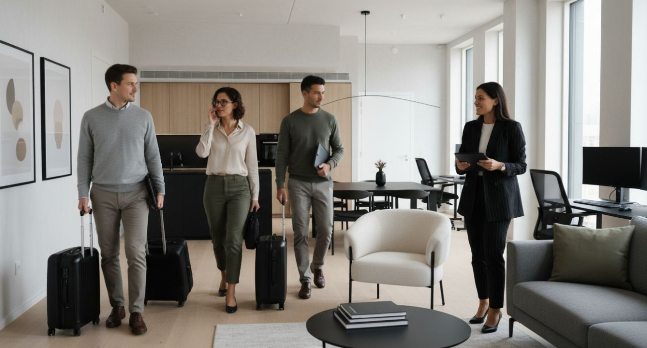 team arrival serviced apartment