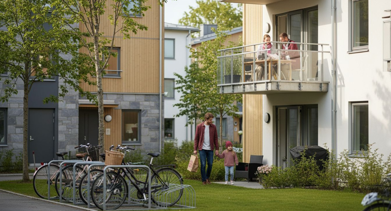 modern Swedish housing