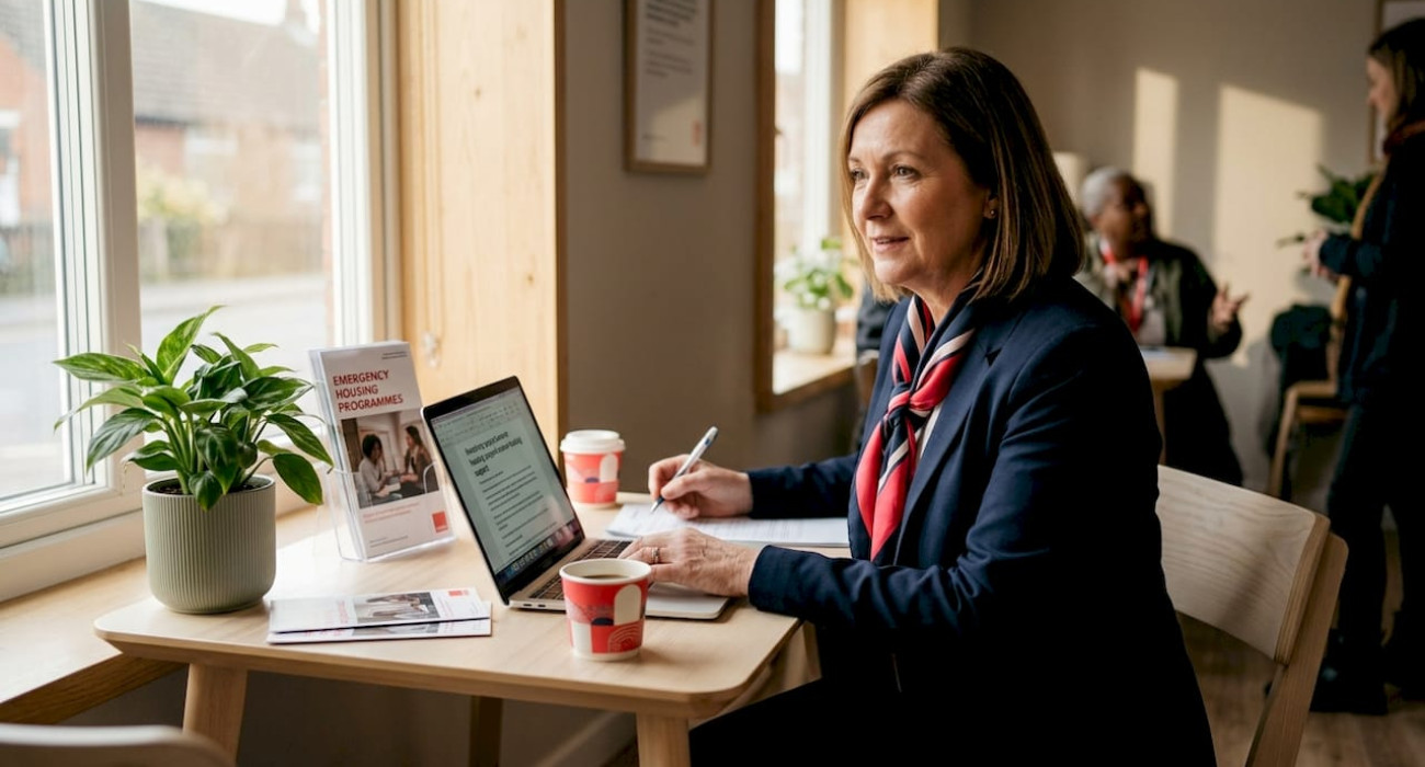 Customer support agent handling accommodation emergency